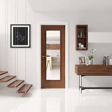 Xl Pfgwalrav30 Glazed Internal Walnut Pre Finished Ravenna Internal Doors With Images Internal Doors Modern Glass Doors Interior