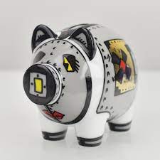 Schneller als erwartet hat sich nachwuchs eingestellt in der ritzenhoff piggy bank familie.die mini piggy banks sind da. Ritzenhoff Mini Piggy Bank Coin Money Savings Box Porcelain Herman Reichold Ebay