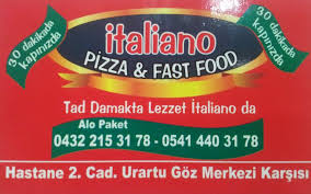 Van In Reklam Platformu Firmanizi Beraber Tanitalim Pizza Hamburger Italiano Pizza Fast Food Hamburgerler Pizza Reklam