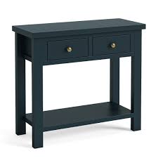 Baxton studio mazarine dark blue console table. Cheltenham Blue Wooden Console Hallway Table Roseland Furniture