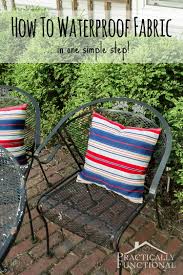 How To Make Fabric Waterproof Diy Outdoor Waterproof Fabric Diy