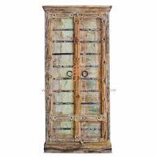 This chalkboard is made from an old cabinet door and it's gorgeous and so functional! Old Door Wardrobe Antique Reproduction Furniture Design