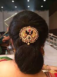 Girls with long hair are always blessed to style their hair in different ways. Beautiful Wedding Hair Accessory Indian Fashion Ideas Indian Fashion Ideas Beautiful Wedding Hair Hair Ornaments Wedding Indian Bridal Hairstyles