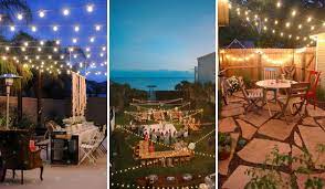 String lights can also be utilized as a lighting source for other projects, such as nightlights and artwork. Best 26 Breathtaking Yard And Patio String Light Ideas