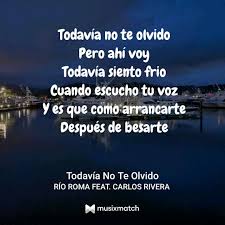 Todavia No Te Olvido Carlos Rivera Carlo Rivera Letras De Canciones De Amor Frases Sentimentales