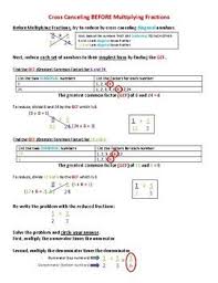 Multiplying Fractions And Cross Canceling By Autismbehaviorandteachingtools Teachers Pay Teache In 2020 Multiplying Fractions Common Core Math Fractions Fractions