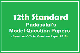 12th Physics Padasala S Quarterly Exam Model Question Paper Padasalai No 1 Educational Website