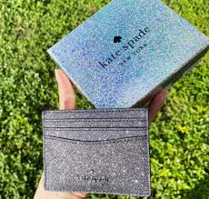 Premium leather phone card holder stick on wallet for iphone and android smartphones (yellow leather). Kate Spade New York Kate Spade Lola Joeley Glitter Card Holder Wallet Dusk Navy Gift Box Walmart Com Walmart Com