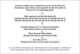 Flow Chart Showing Process Of Cheese Making Download