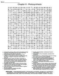Check spelling or type a new query. Ch 8 Photosynthesis Crossword Wordsearch By Dustinlee14 Biology