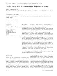 Pdf Introducing Older People To The Theory Of Gerotranscendence