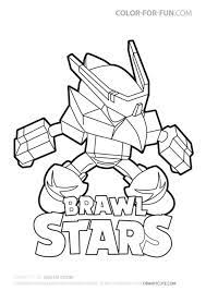 Kleurplaat Brawl Stars Gold Mecha Crow