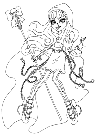Awesome Monster High Coloring Pages Photo Inspirations Neighborhood