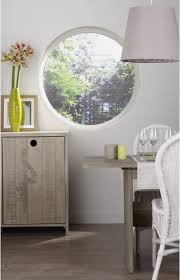 Fenetre Rond Aluminium H 120 X L 120 Cm Blanc 1 Vantail Fixe Sans Ouverture Fenetre Ronde Decoration Maison Fenetre Interieure