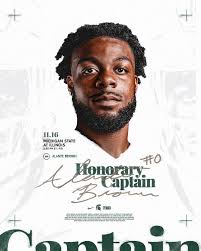 today's honorary game captain 🫡