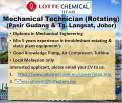 Jobstreet.com is a job portal founded in 1997. Getme Hired On Twitter Lotte Chemical Titan Is Hiring Mechanical Technician Rotating Interested Applicant May Send Your Cv To Recruitment Lottechem My Or Apply At Jobstreet Https T Co Jaii5v2vaa