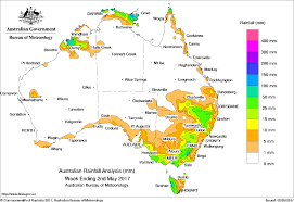 Light winds becoming south to southwesterly 15 to 20 km/h during the day. Weekly Rainfall Wrap 14 Day Outlook 3 May 2017 Beef Central