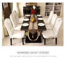 Este comedor se adapta a tus necesidades y a la de tus seres más queridos. Edelstahl Esszimmer Set Minimalistischen Moderne Holz Esstisch Und 6 Stuhle Holz Leder Mesa De Jantar Muebles Comedor Dining Room Sets Aliexpress