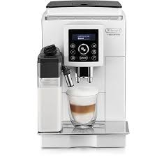 Beneficiază de apă pură pentru o cafea gustoasă graţie filtrului de apă inovator aquaclean. Espressor Automat De Longhi Lattecrema System Ecam 23 460 W 1 8l 1450w 15 Bar Alb Negru