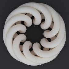 Twisted Torus Math Object For 3d Printing This Royalty Free Object Is Available For Download To Use In Your Own 3d Print 3d Printing Prints Geometric Shapes