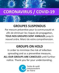 One month ago, on feb. Coronavirus Csce Groups On Hold Centre De Sante Communautaire De L Estrie