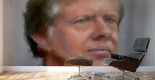 Former President Jimmy Carter by Edward K Hudson Wall Art