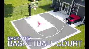 You don't have to worry about gym timings or signup for a court. Versacourt And Megaslam Xl Backyard Basketball Court Youtube