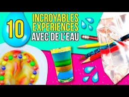 10 Incroyables Experiences Avec De L Eau Des Experiences Faciles A Faire A La Maison Youtube Experimente Mit Wasser Experiment Experimente Kinder