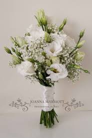 White Lisianthus And Gypsophila Bridesmaid Bouquet Lisianthus Wedding Bouquet Lisianthus Bridal Bouquet Wedding Bridesmaid Flowers