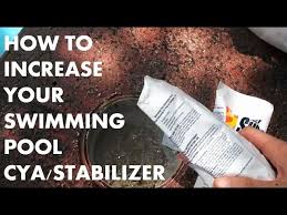 One notable assistant or buffer is cyanuric acid or cya, and you can find it in granule or liquid form. How To Add Chlorine Cyanuric Acid Stabilizer Conditioner To Your Swimming Pool Youtube