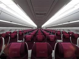 Qatar A350 Business Economy Cabin Qatar Airways A350 Airplane Design Carbon Fiber Beat Jet Lag