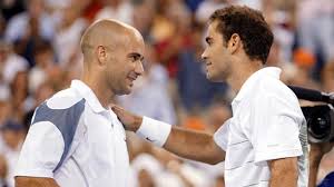 Pete sampras, all'anagrafe petros sampras (potomac, 12 agosto 1971), è un ex tennista statunitense. Us Open Classics Pete Sampras Vs Andre Agassi 2002 Us Open Men S Singles Final Official Site Of The 2021 Us Open Tennis Championships A Usta Event