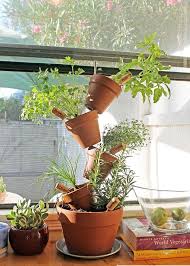 Tontopfe Konstruktion Krautergarten Kuchenfenster Korken Pflanzen Mini Garten Pflanzideen