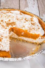 Pumpkin cheesecake with cream cheese whipped cream. No Bake Cream Cheese Pumpkin Pie Bread Booze Bacon