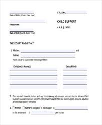 Take the agreement to your local family court where it can be signed and witnessed. Free 8 Child Support Agreement Forms In Pdf Ms Word