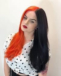 Kayla Boyden Cheney On Instagram So Thankful That My Best Friend Is A Hair Goddess Lillyg2o Two Color Hair Split Dyed Hair Hair Inspo Color