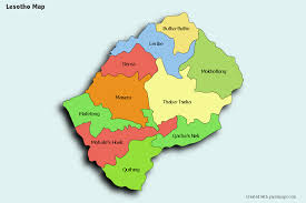 Lesotho from mapcarta, the open map. Create Custom Lesotho Map Chart With Online Free Map Maker Color Lesotho Map With Your Own Statistical Data Online Interactive Ve Map Maker County Map Map