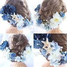 プリンセスシリーズ ヘッドドレス リングブーケセット アリエル ブルーのグラデーションとにかくお気に入り笑 ウェディングドレスにも合うデザインです ご希望いただきましたらすぐに発送可能でございますお気軽にお問い合わせくださいませ お問い合わせ info 結婚式