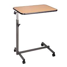 Amazon Com Super Buy Overbed Rolling Table Over Bed Laptop Food Tray Hospital Desk With Tilting Top Industrial Scientific Overbed Table Rolling Desk Desk