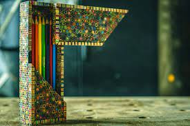 Pencil Box Made From Colored Pencils Pencil Boxes Colored Pencils Liquid Plastic