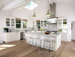 Plus, you can hang this fixture on a sloped ceiling. Sloped Ceiling In A Kitchen Ideas Photos Houzz