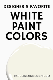 I use this color for paint, stain finishes, custom color reverse painted glass and metal as a foil contrasting with other elements. 10 White Paint Colors That Designers Love Caroline On Design
