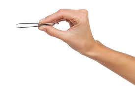 After breaking the outside of one half and reshaping the tips these tweezers pluck hairs successfully. Repairing And Sharpening Tweezers Thriftyfun