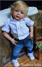 Reborn Toddler Boy Cory By Bluebonnet Babies Made From The Fritzi Sculpt Newborn Baby Dolls Toddler Dolls Reborn Baby Dolls Twins