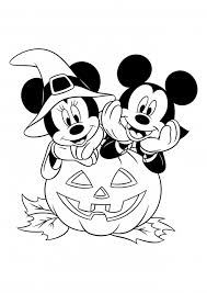 Baby mickey mouse and friends coloring pages are a fun way for kids of all ages to develop creativity, focus, motor skills and color recognition. Mickey And Minnie Celebrate Halloween Coloring Pages Mickey Mouse And Friends Coloring Pages Colorings Cc
