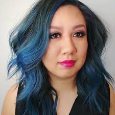 You were dreaming about blue hair, right? This Azure Aveda Hair Color By Aveda Artist Alberto Rossell Davis Gives A Whole New Meaning To Feeling Blue Hair Color Blue Hair Beauty Aveda Hair Color