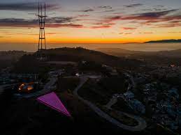 Sf S Massive Pink Triangle Lights Up On June 1st