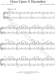 Once Upon A December From Anastasia Sheet Music In B Minor Transposable Download Print Sheet Music Piano Music Music