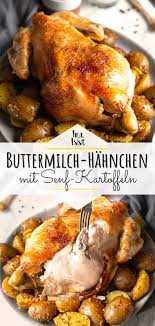 Einfaches Buttermilch Hahnchen Mit Senf Kartoffeln Ina Isst Rezept Rezepte Lebensmittel Essen Essen