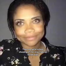 Girl Showing Her Eyes